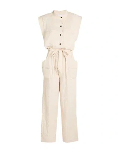 Isabel Marant Étoile Marant Étoile Woman Jumpsuit Ivory Size 8 Viscose, Cotton, Nylon In White