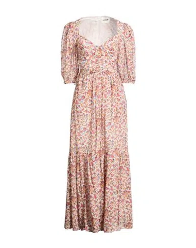 Isabel Marant Étoile Marant Étoile Woman Maxi Dress Beige Size 2 Cotton, Polyester In Pink