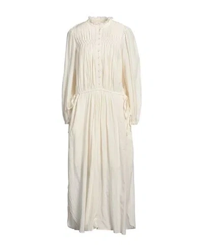 Isabel Marant Étoile Marant Étoile Woman Maxi Dress Cream Size 8 Cotton, Viscose