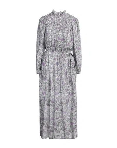 Isabel Marant Étoile Marant Étoile Woman Maxi Dress Light Grey Size 6 Cotton