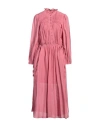 Isabel Marant Étoile Marant Étoile Woman Maxi Dress Magenta Size 10 Cotton, Viscose