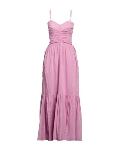 Isabel Marant Étoile Marant Étoile Woman Maxi Dress Pink Size 12 Cotton