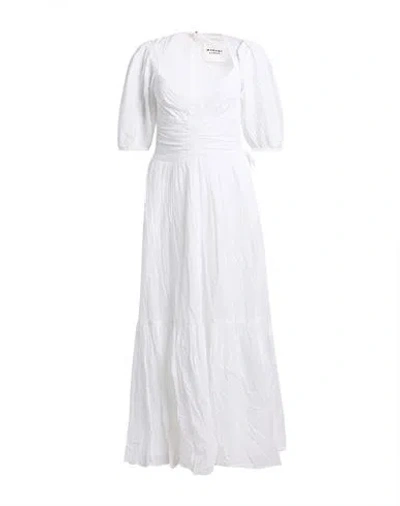 Isabel Marant Étoile Marant Étoile Woman Maxi Dress White Size 4 Cotton
