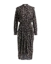 Isabel Marant Étoile Marant Étoile Woman Midi Dress Black Size 4 Viscose In Black