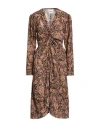 Isabel Marant Étoile Patterned Flared Skirt In Multi