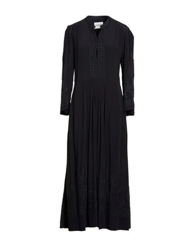 Isabel Marant Étoile Marant Étoile Woman Midi Dress Black Size 6 Viscose, Polyester