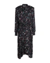 Isabel Marant Étoile Marant Étoile Woman Midi Dress Black Size 8 Viscose, Rayon In Grey