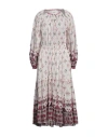Isabel Marant Étoile Fratela-ge Print Long Sleeve Maxi Dress In White