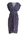 Isabel Marant Étoile Marant Étoile Woman Midi Dress Midnight Blue Size 8 Viscose In Blue