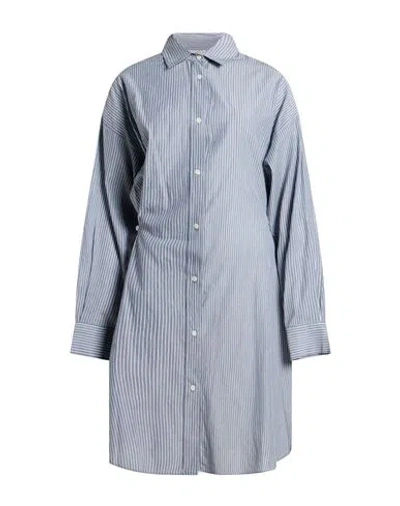 Isabel Marant Étoile Marant Étoile Woman Midi Dress Slate Blue Size 4 Cotton