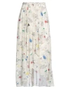 Isabel Marant Étoile Marant Étoile Woman Midi Skirt Cream Size 4 Viscose In White