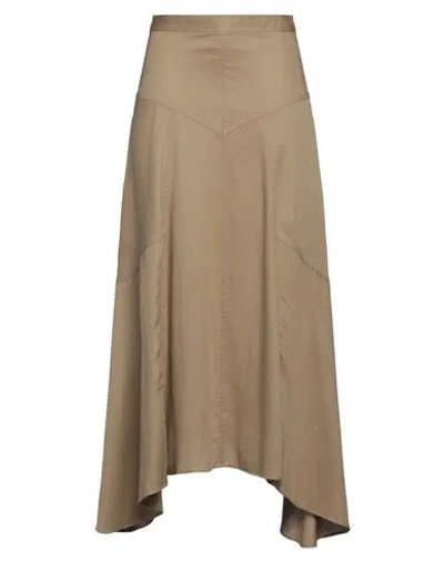 Isabel Marant Étoile Marant Étoile Woman Midi Skirt Khaki Size 4 Lyocell