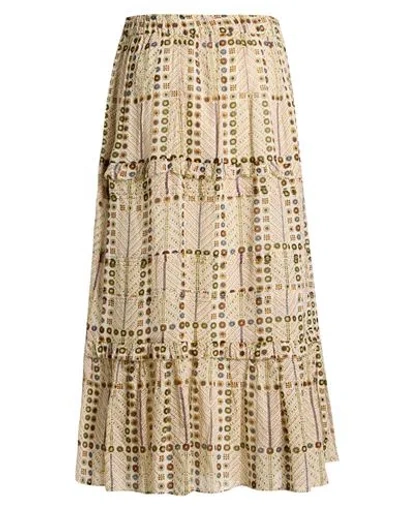Isabel Marant Étoile Marant Étoile Woman Midi Skirt Sand Size 8 Organic Cotton