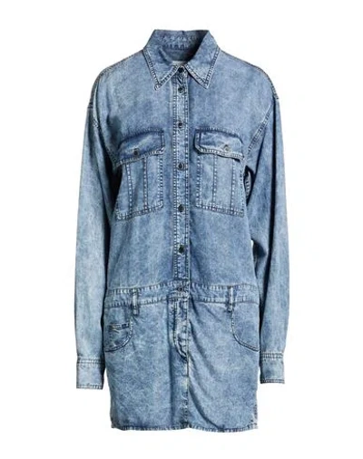 Isabel Marant Étoile Marant Étoile Woman Mini Dress Blue Size 8 Lyocell