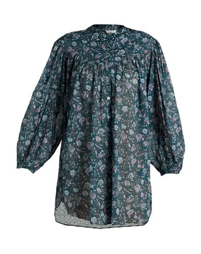 Isabel Marant Étoile Marant Étoile Woman Mini Dress Dark Green Size 6 Cotton