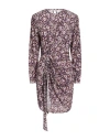 Isabel Marant Étoile Marant Étoile Woman Mini Dress Dark Purple Size 6 Viscose