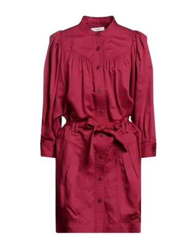 Isabel Marant Étoile Marant Étoile Woman Mini Dress Garnet Size 8 Lyocell, Rayon In Red