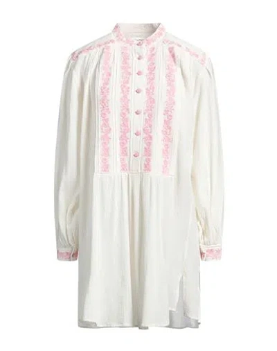Isabel Marant Étoile Marant Étoile Woman Mini Dress Ivory Size 6 Cotton In White