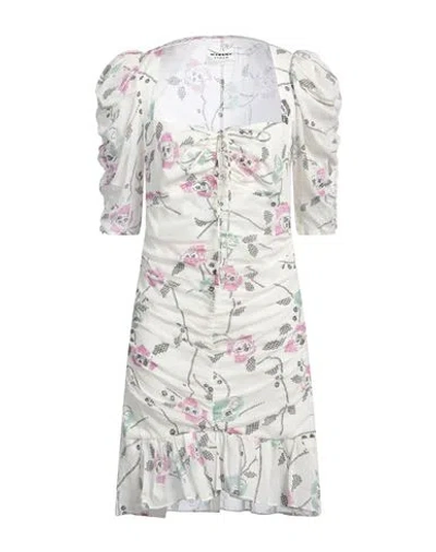 Isabel Marant Étoile Marant Étoile Woman Mini Dress Ivory Size 8 Cotton In White