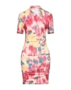 Isabel Marant Étoile Marant Étoile Woman Mini Dress Magenta Size 6 Organic Cotton In Magenta