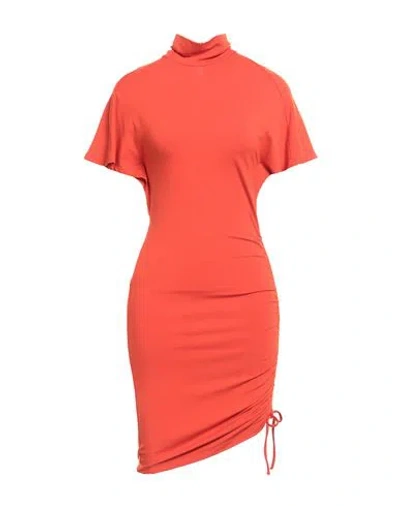 Isabel Marant Étoile Marant Étoile Woman Mini Dress Orange Size 6 Viscose, Elastane