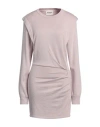Isabel Marant Étoile Marant Étoile Woman Mini Dress Pink Size 8 Viscose, Cotton, Linen In Pink
