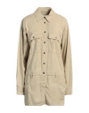 Isabel Marant Étoile Marant Étoile Woman Mini Dress Sand Size 10 Lyocell In Gray