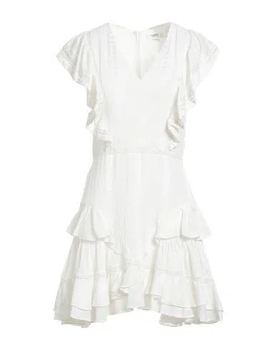 Isabel Marant Étoile Marant Étoile Woman Mini Dress White Size 2 Cotton, Viscose