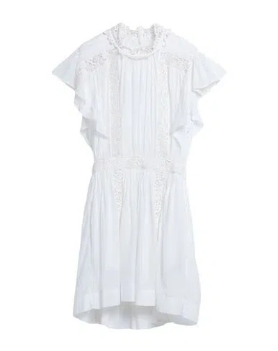 Isabel Marant Étoile Marant Étoile Woman Mini Dress White Size 8 Cotton, Viscose