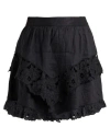 Isabel Marant Étoile Marant Étoile Woman Mini Skirt Black Size 6 Linen
