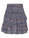 Isabel Marant Étoile Marant Étoile Woman Mini Skirt Black Size 6 Viscose In Brown