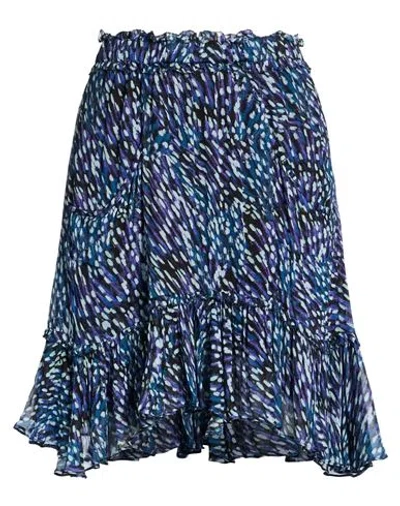 Isabel Marant Étoile Marant Étoile Woman Mini Skirt Blue Size 8 Viscose