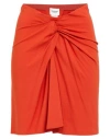 Isabel Marant Étoile Marant Étoile Woman Mini Skirt Tomato Red Size 6 Viscose, Elastane In Tomato Red