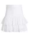 Isabel Marant Étoile Marant Étoile Woman Mini Skirt White Size 6 Cotton