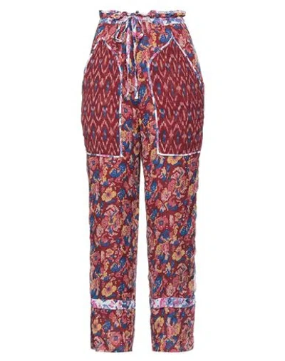 Isabel Marant Étoile Marant Étoile Woman Pants Burgundy Size 8 Viscose In Red