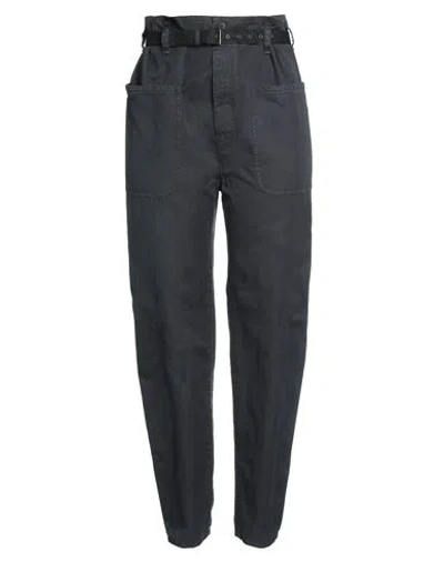 Isabel Marant Étoile Marant Étoile Woman Pants Charcoal Size 6 Cotton, Linen In Grey