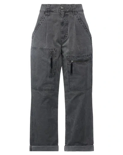Isabel Marant Étoile Marant Étoile Woman Pants Charcoal Size 8 Cotton In Blue
