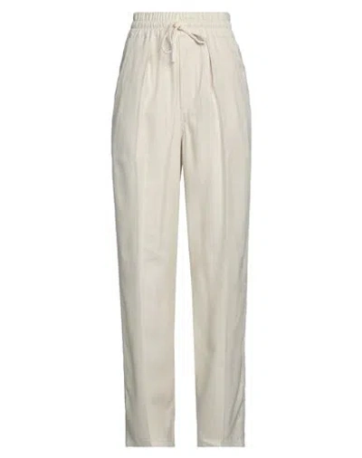 Isabel Marant Étoile Marant Étoile Woman Pants Ivory Size 10 Lyocell, Cotton In White