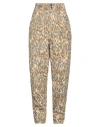 Isabel Marant Étoile Marant Étoile Woman Pants Yellow Size 6 Cotton In Sage Green