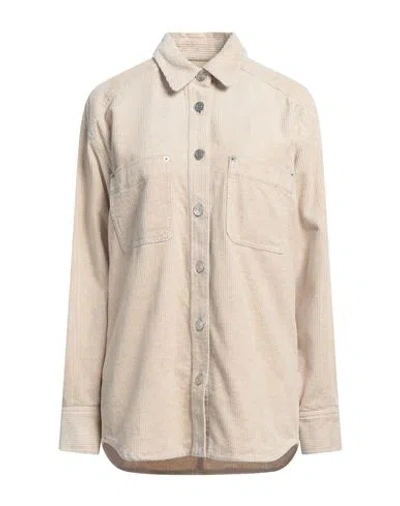 Isabel Marant Étoile Marant Étoile Woman Shirt Beige Size 6 Cotton, Linen