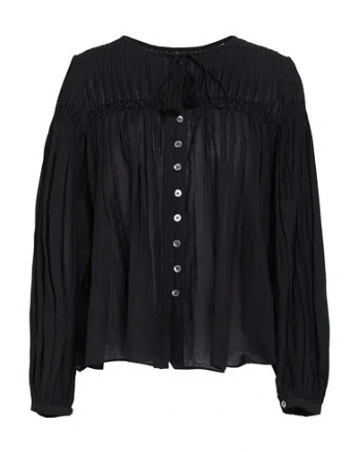 Isabel Marant Étoile Marant Etoile "cotton Abadi Blouse For In Black