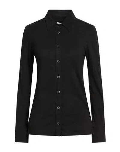 Isabel Marant Étoile Marant Étoile Woman Shirt Black Size 6 Polyamide, Linen, Virgin Wool