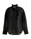 Isabel Marant Étoile Marant Étoile Woman Shirt Black Size 8 Cotton In Black