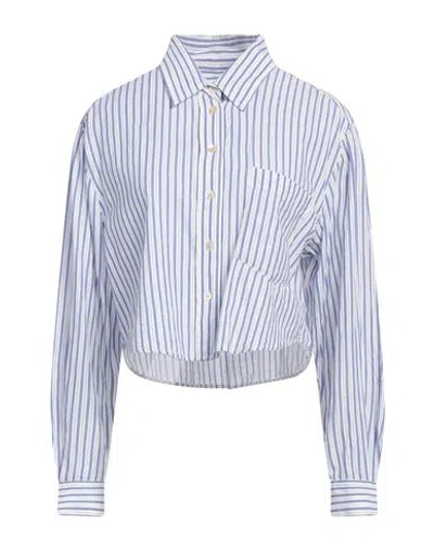 Isabel Marant Étoile Marant Étoile Woman Shirt Blue Size 8 Cotton