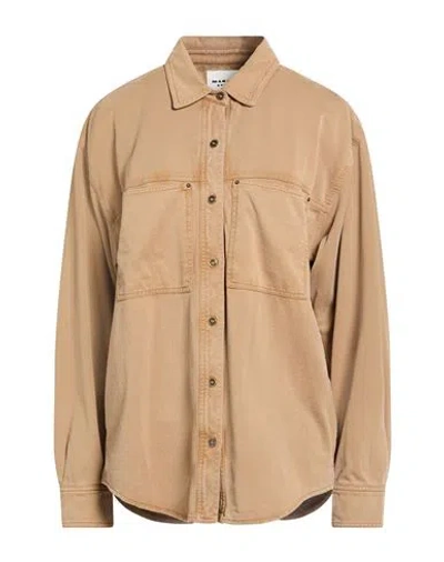 Isabel Marant Étoile Marant Étoile Woman Shirt Camel Size 6 Cotton In Brown