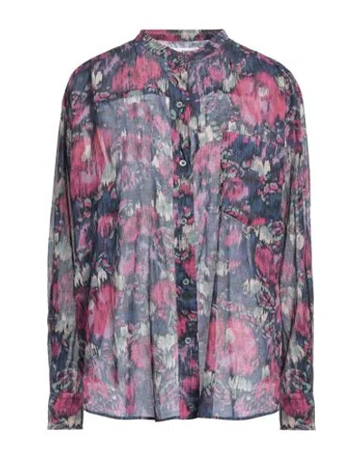 Isabel Marant Étoile Marant Étoile Woman Shirt Fuchsia Size 8 Cotton In Pink