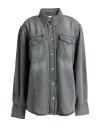 Isabel Marant Étoile Marant Étoile Woman Shirt Grey Size 8 Lyocell In Grey