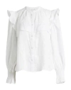 Isabel Marant Étoile Marant Étoile Woman Shirt Ivory Size 2 Linen In White