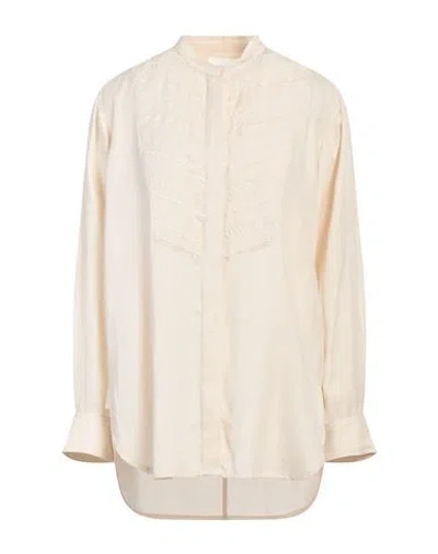 Isabel Marant Étoile Marant Étoile Woman Shirt Ivory Size 8 Lyocell, Polyester In White