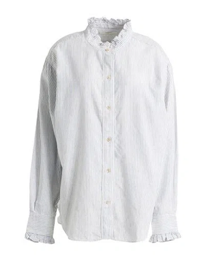 Isabel Marant Étoile Marant Étoile Woman Shirt Light Blue Size 4 Cotton, Linen